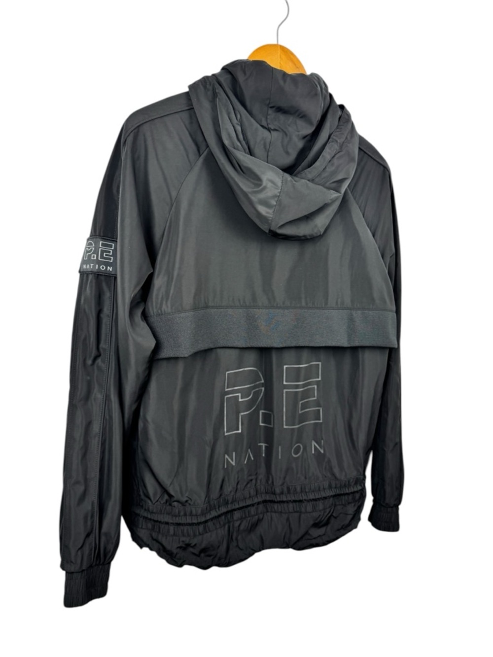 P.E NATION Baseline Endurance Man Down Jacket Black Size XS Athleisure Oversized - Picture 10 of 16